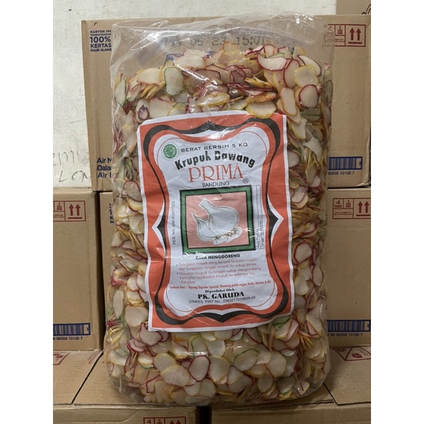 

Krupuk Bawang merk Prima 5kg