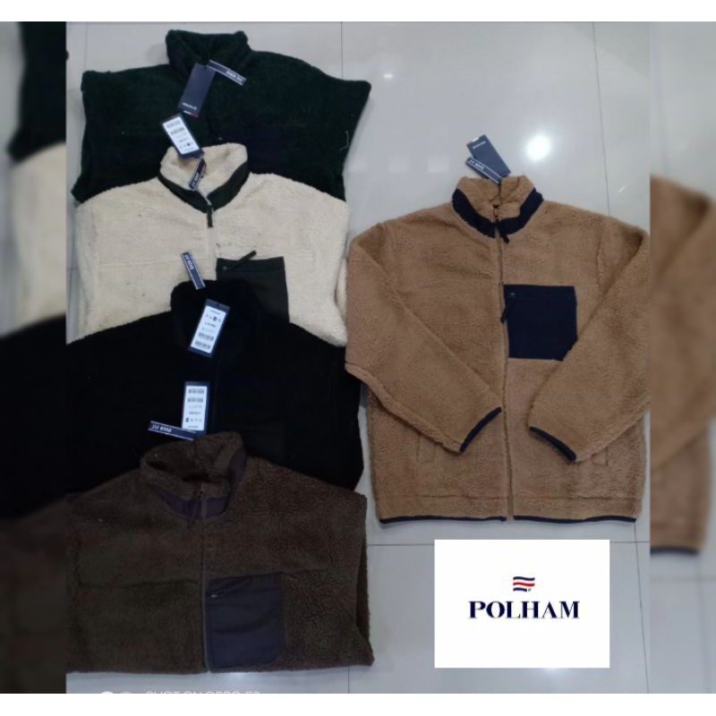 Jaket Bulu Fleece Polham ORI