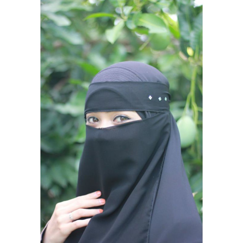 Niqab Bandana Safa Niqob Cadar Temboro