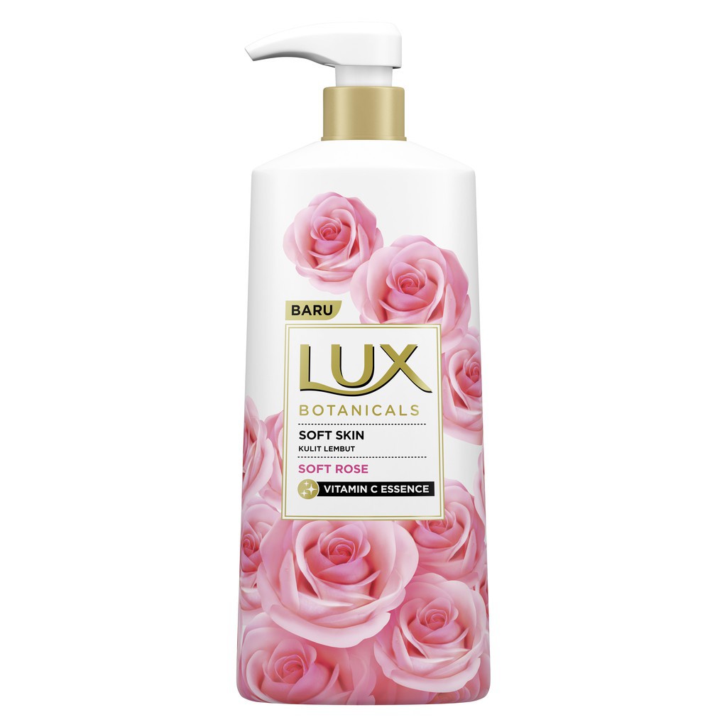 LUX BODY WASH BOTANICALS SOFT ROSE PUMP 580ML