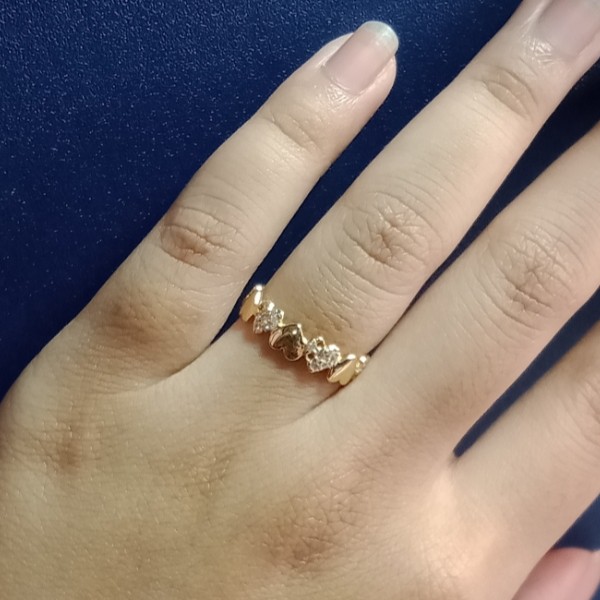 Cincin Emas 17K - 1.65 gr Kadar 750 - 829