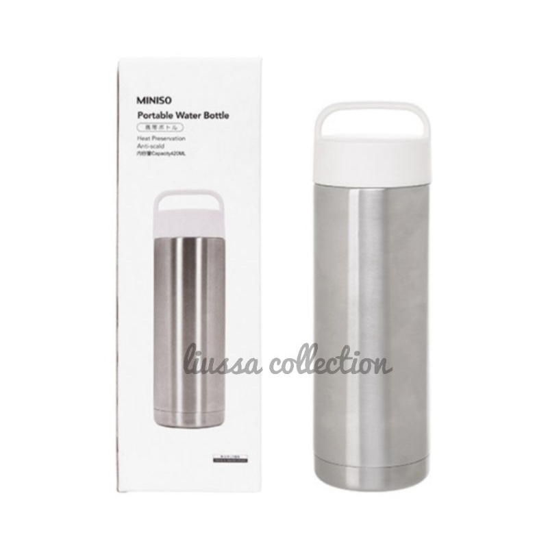 Jual Botol Miniso Portable Water Bottle 420ml Shopee Indonesia