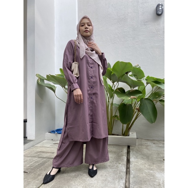 ALUNA SET by hawacorner tunik set kulot jumbo toyobo