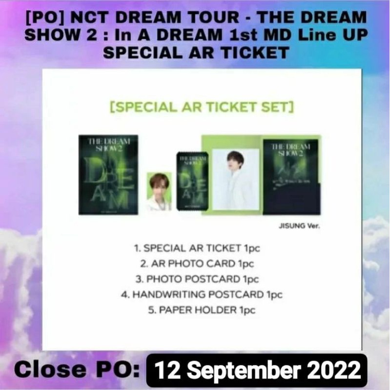 Jual NCT DREAM THE DREAM SHOW 2 In A DREAM 1st MD Line UP SPECIAL AR