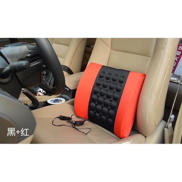 Car Lumbar Massage / Bantal Alat Pijat Pijet Punggung Pinggang Badan bisa di gunakan di Mobil Duduk