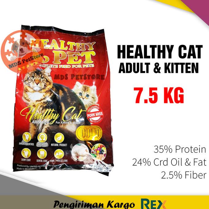 Healthy Pet Cat Food 7,5 Kg | 7,5Kg Ekspedisi