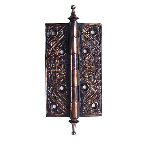 4-3/4" Engsel Ukir Pintu Gebyok Kuningan / Brass Hinge - HHN3010D