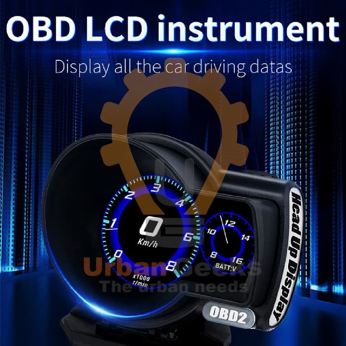 Head Up Display HUD OBD2 SPEEDOMETER DIGITAL OBD II F8