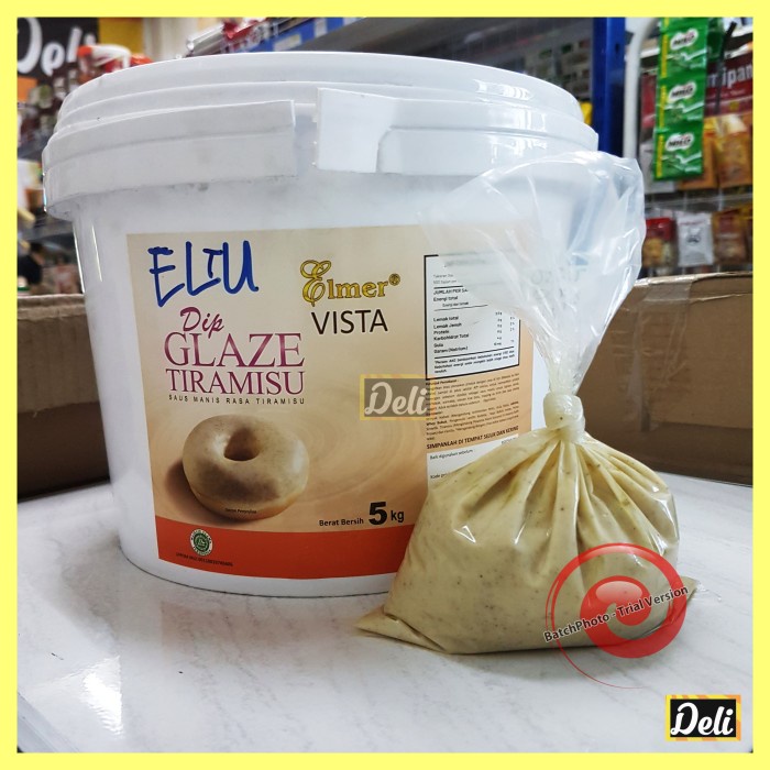 

Elmer Tiramisu Dip Glaze Topping Rasa Tiramisu Timbangan Repack (250gr, 500gr)