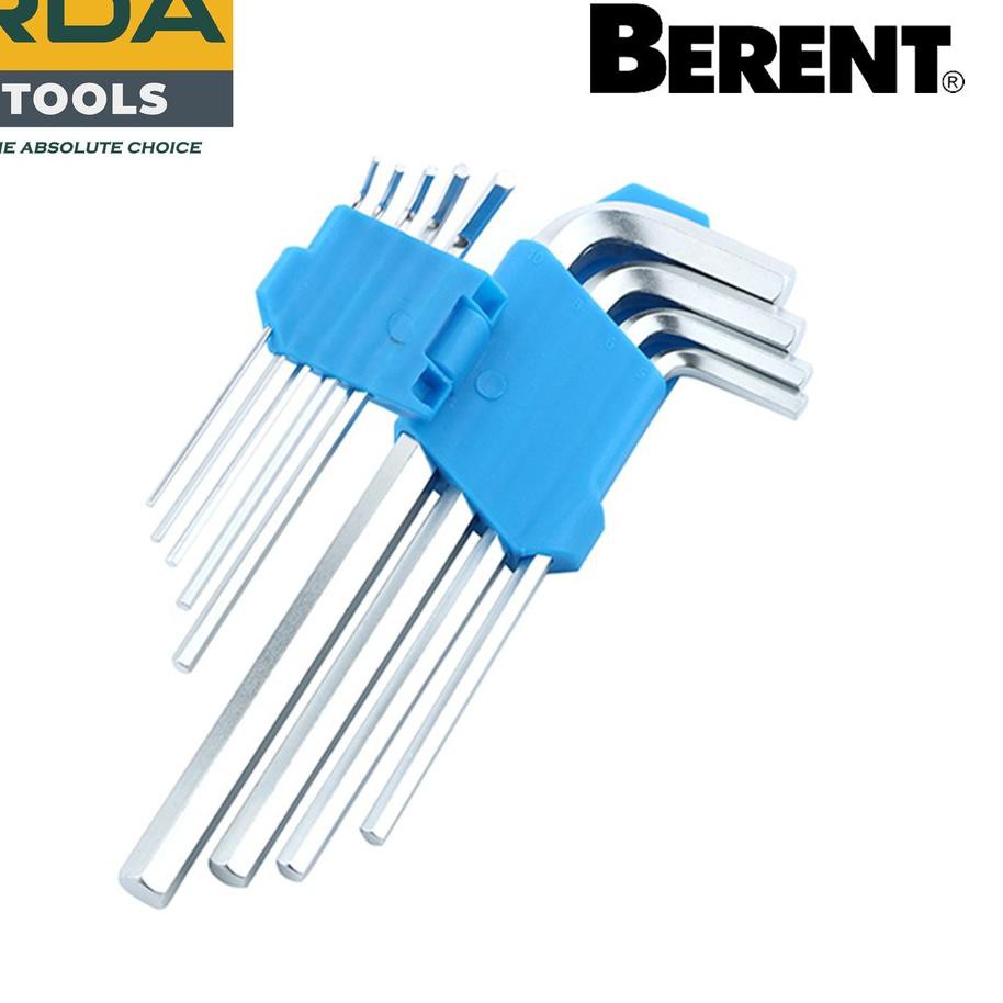 BiG PROMO~ BERENT Kunci L Set Panjang Hex Key 9 Pcs Long BT2150 - Langsung Order