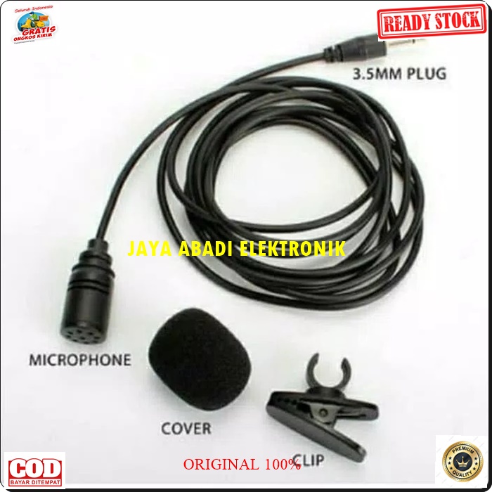 G156 MIC JEPIT KABEL 3.5 MM CABLE WIRE KLIP CLIP ON MIK MIKROPON MIKROPHONE SOUND BEST MICROPHONE KARAOKE VOKAL VOCAL ARTIS PROFESIONAL PRO SOUND BEST SISTEM AUDIO PANGGUNG LEGENDARY DYNAMIC PENGERAS SUARA HIFI SENSITIF MC PIDATO SEMINAR CERAMAH ACARA POR