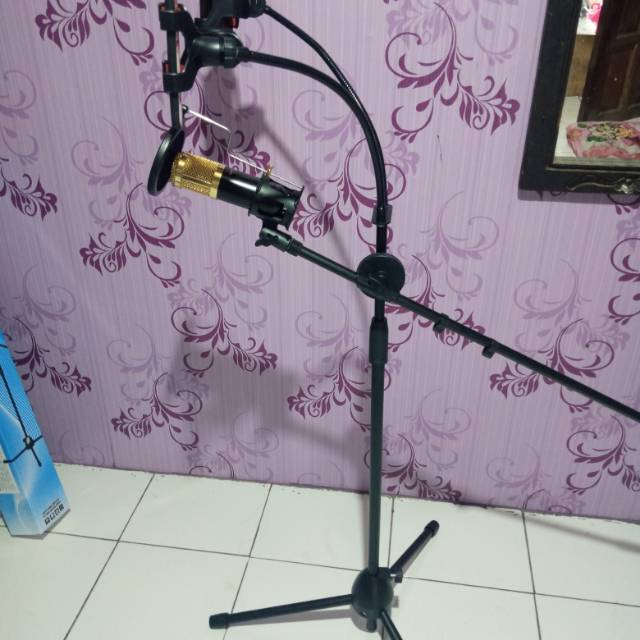 Tripot serbaguna+mic kondensor
