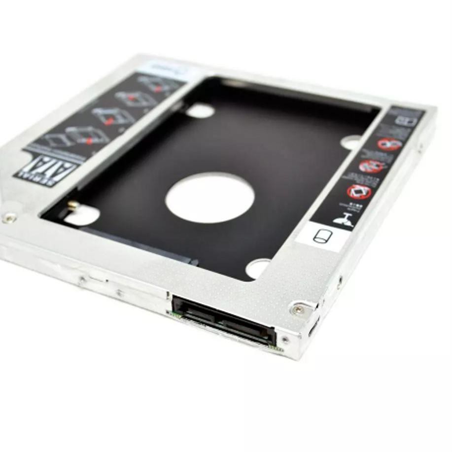 Terbatas Caddy DVD Tambahan tempat Hardisk HDD SSD 9.5mm Slim SATA Laptop Notebook Asus Acer Lenovo