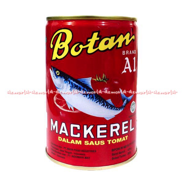 

Botan Mackerel Saus Tomat 425 gr olahan ikan mackerel higienis dan siap saji