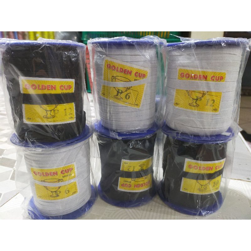 Karet Elastis Per Roll - karet bra | karet kolor | elastik baby | karet GOLDEN CUP | karet elastik