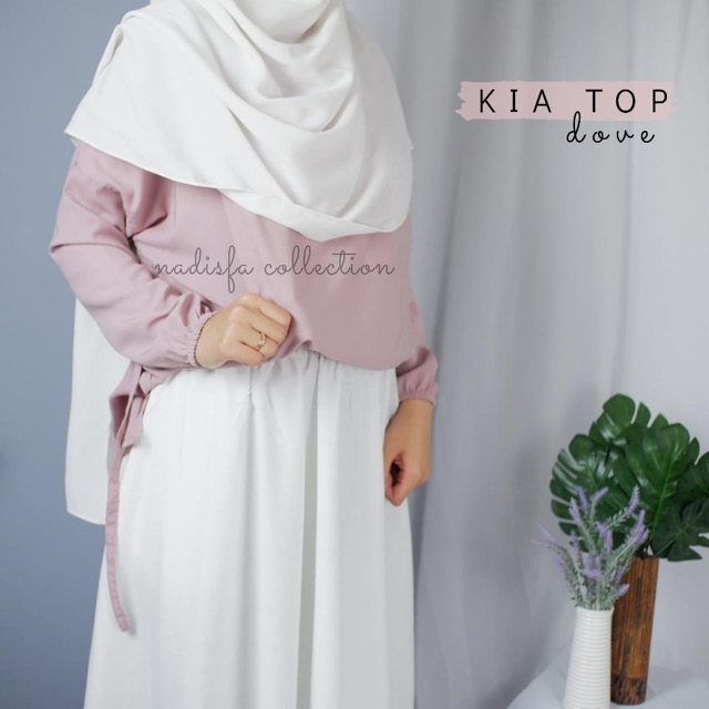 KIA TOP BLOUSE MULTIGAYA BUSUI FRIENDLY