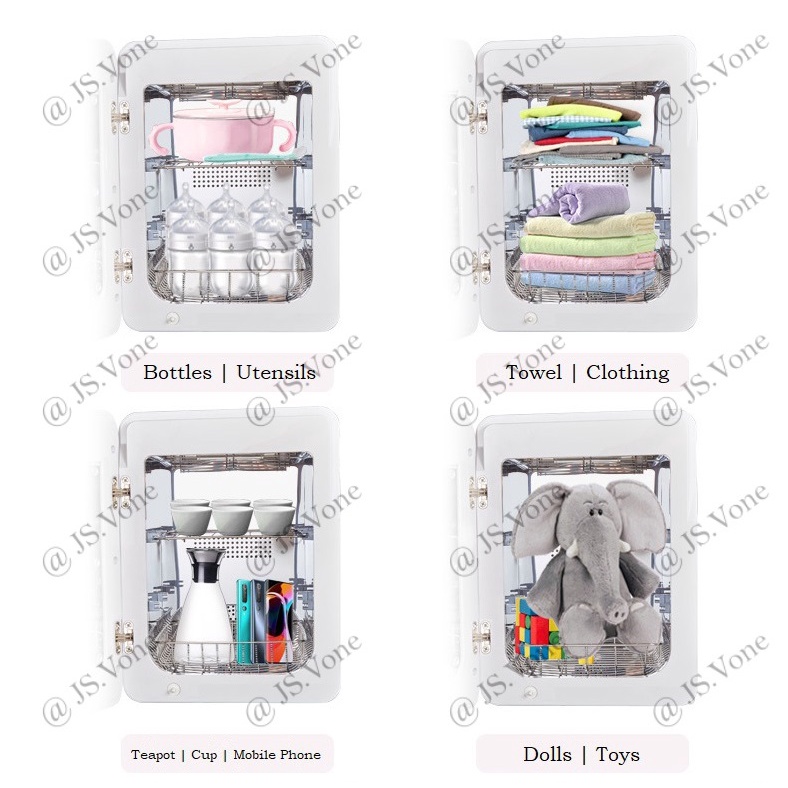UV House Baby Bliss Bottle Sterilizer Dryer Storage Disinfection Box 18L - Steril Botol Bayi DZ006
