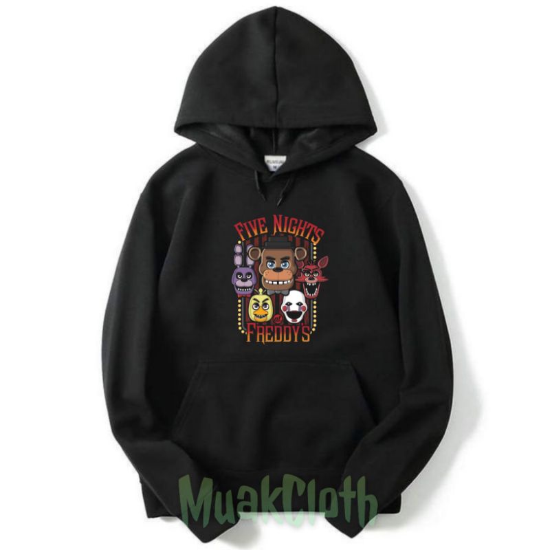JAKET HOODIE ANAK FIVE NIGHTS AT FREDDY'S / JAKET SWEATER HOODIE ANAK FNAF