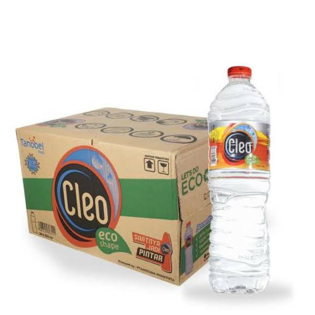 Cleo Air Minum Botol 550 Ml Shopee Indonesia 7841