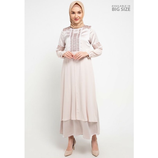 cardinal femme gamis dress beige