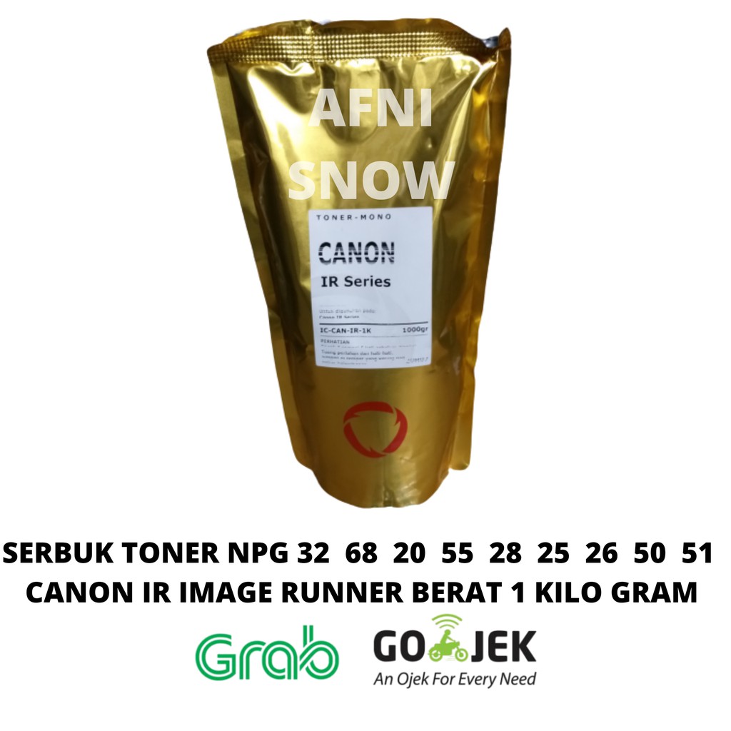 Serbuk Toner Refill Canon IR Series 2520 2525 2530 2535 2545 all type IR