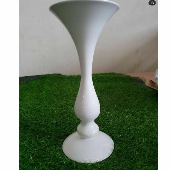 Vas Bunga Tinggi 29 Cm Dekorasi Pajangan Mewah Gold/Silver Vas Piala Vas Mermaid