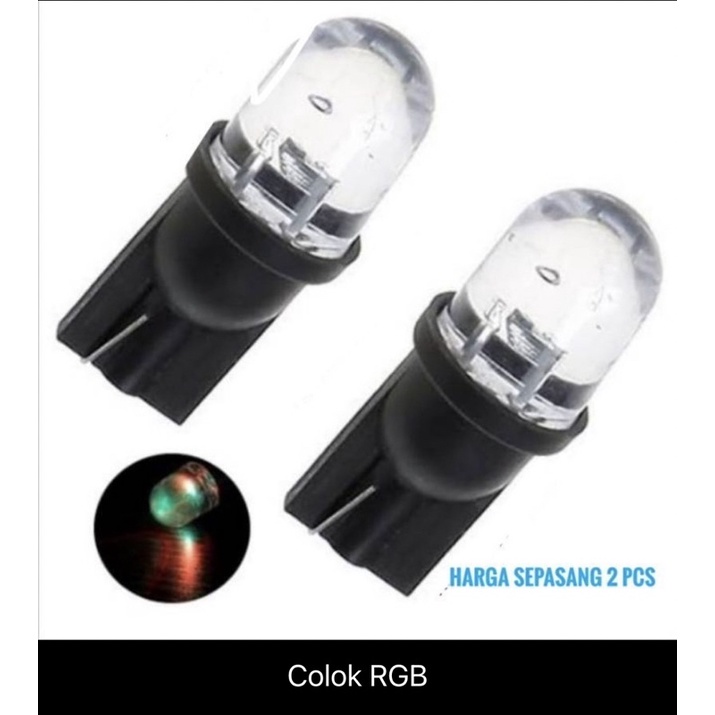 Original Lampu Sen Senja Colok / jelly Model RGB 7 Warna Kedap - Kedip