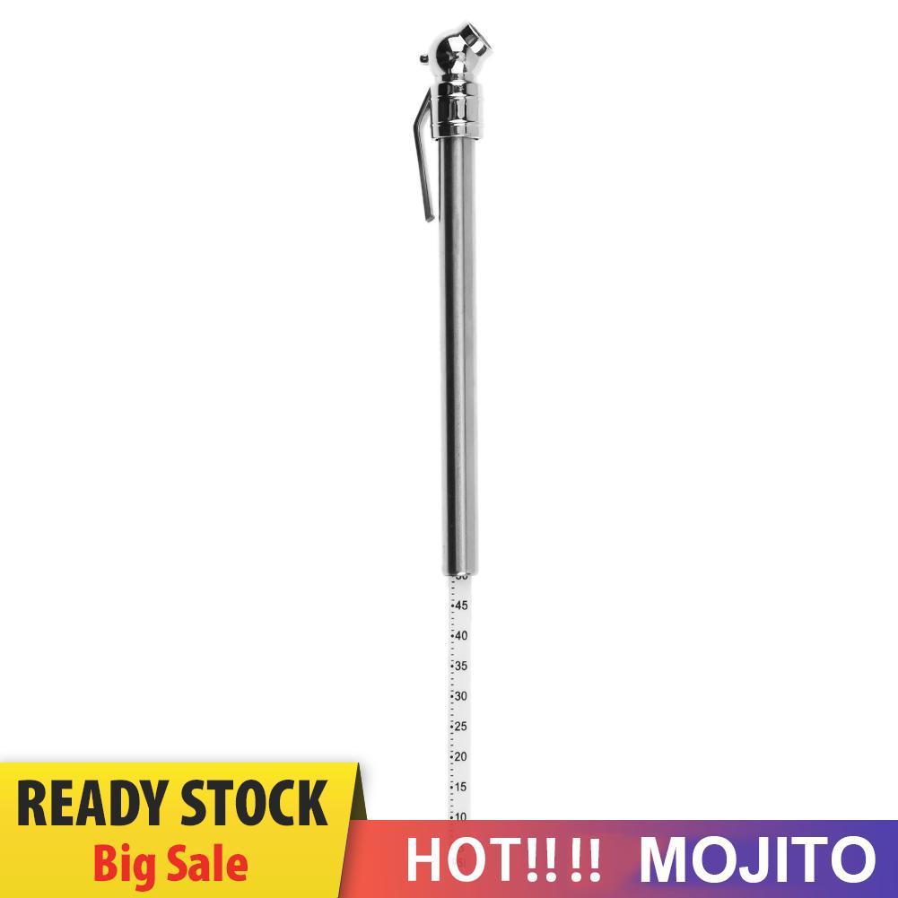 MOJITO Stainless Steel Pen Shaped Car Vehicle Tire Air Pressure Test Meter Gauge