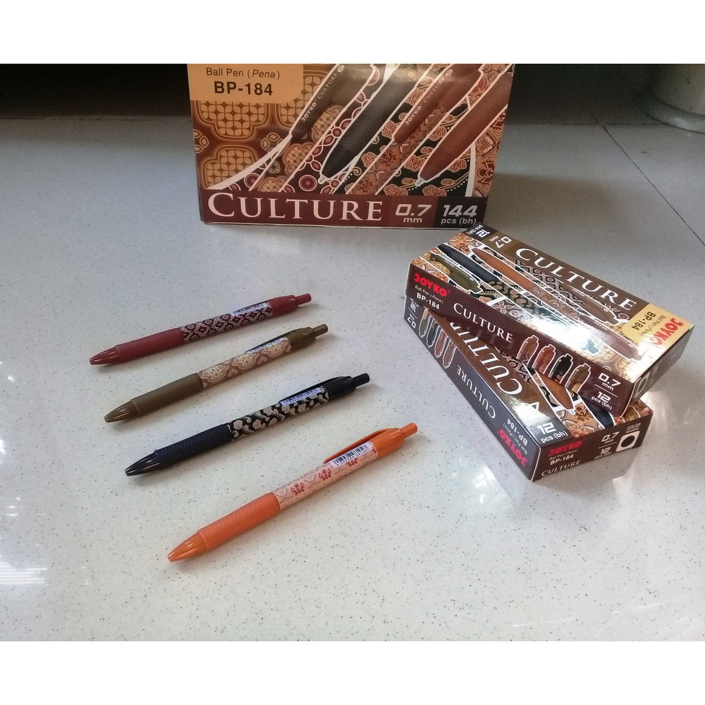 

Pulpen Batik Culture Ball Pen 0.7mm Joyko BP-184