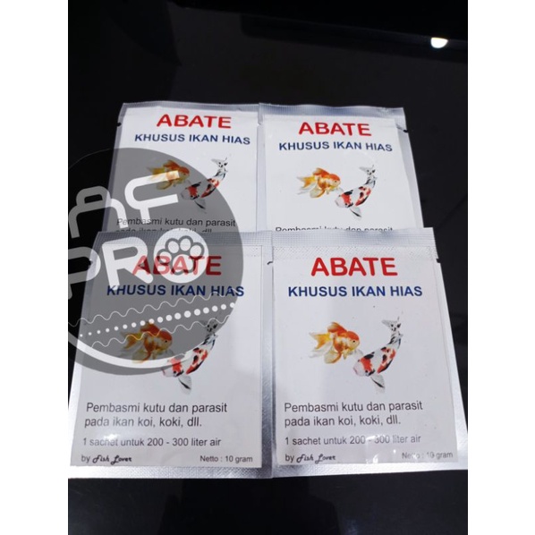 Obat Ikan Fish Lover Anti Kutu ABATE 10GR