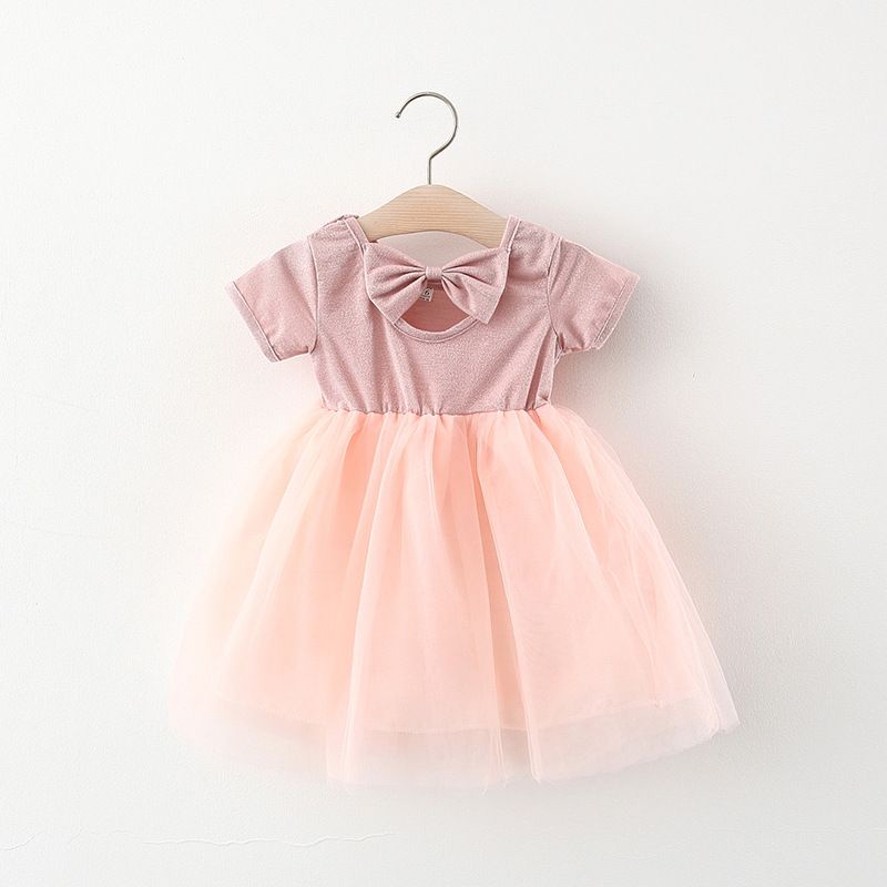 Dress ribbon gaya korea anak bayi import