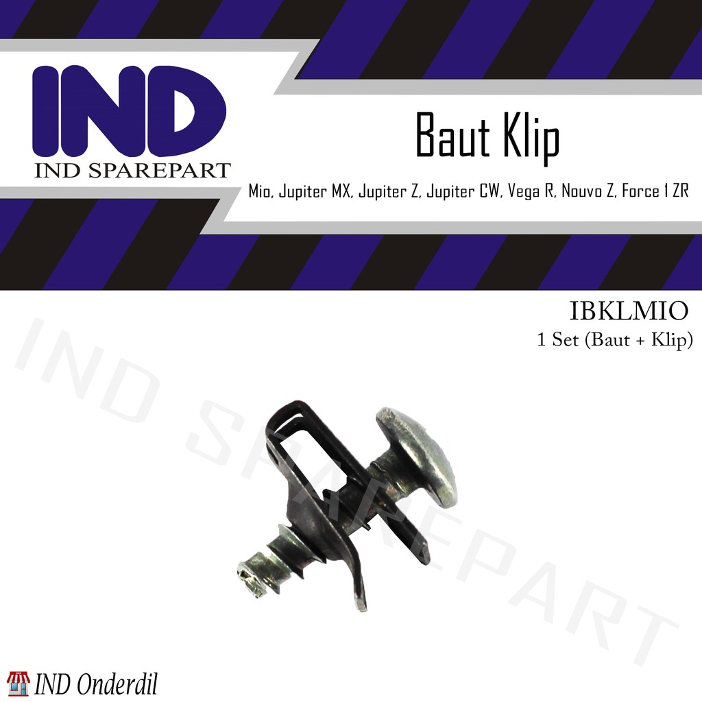 Baut Klip Body Mio/Jupiter Z CW/Jupiter MX/Vega R/Nouvo Z/Jupiter Z