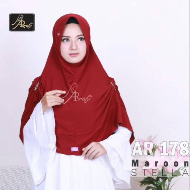 Jilbab arrafi ori/jilbab branded/jilbab artis