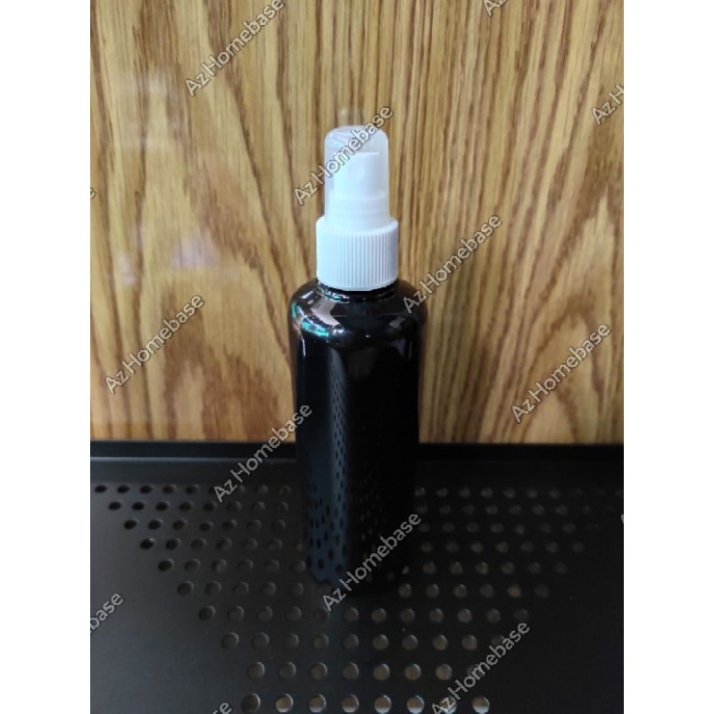 Botol Spray 250ml Hitam Spray Putih - Botol Spray Round 250ml Hitam - Botol Spray 250 ml Hitam