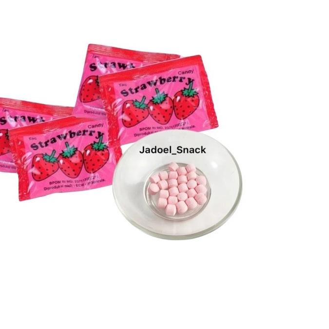 

ゲ Permen TAC TAC Rasa STOBERI isi 10 bungkus by Jadoel Snack produck terlaris