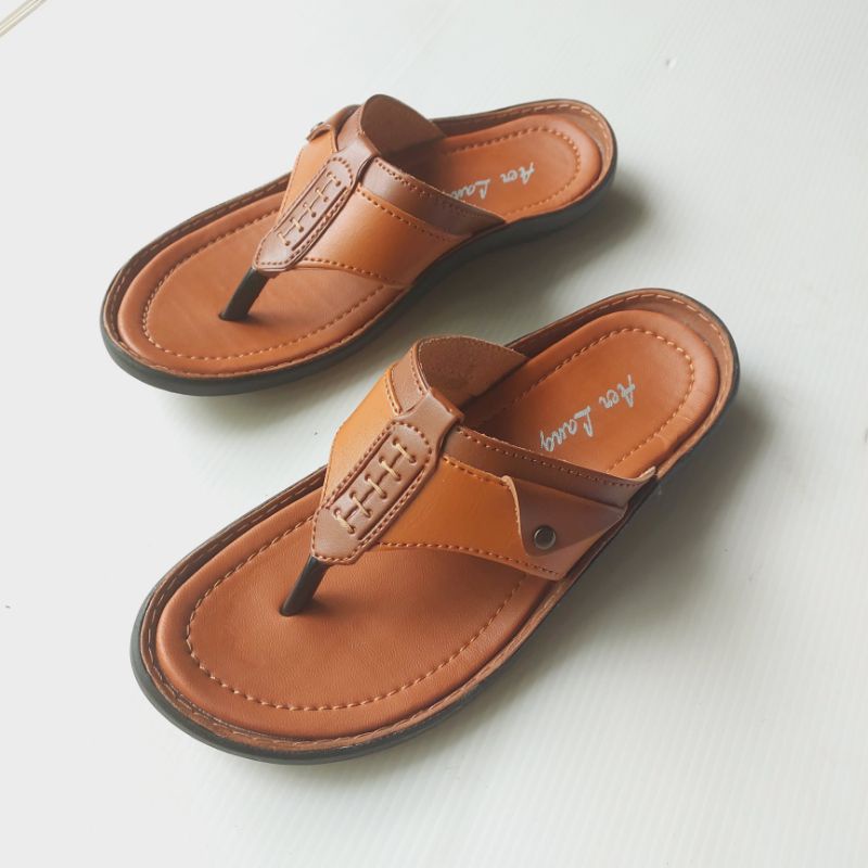 Sandal Jepit Anak Tanggung 33-37 Bahan Semi Kulit Lapis Halus (Vernon 01)