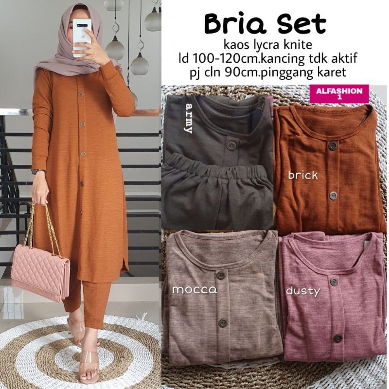 SETELAN LYCRA KNIT >> BRIA SET BY ALFASHION