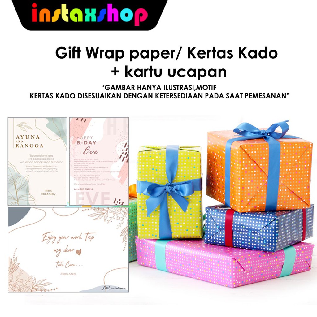 

Kertas kado & Kartu Ucapan Selamat