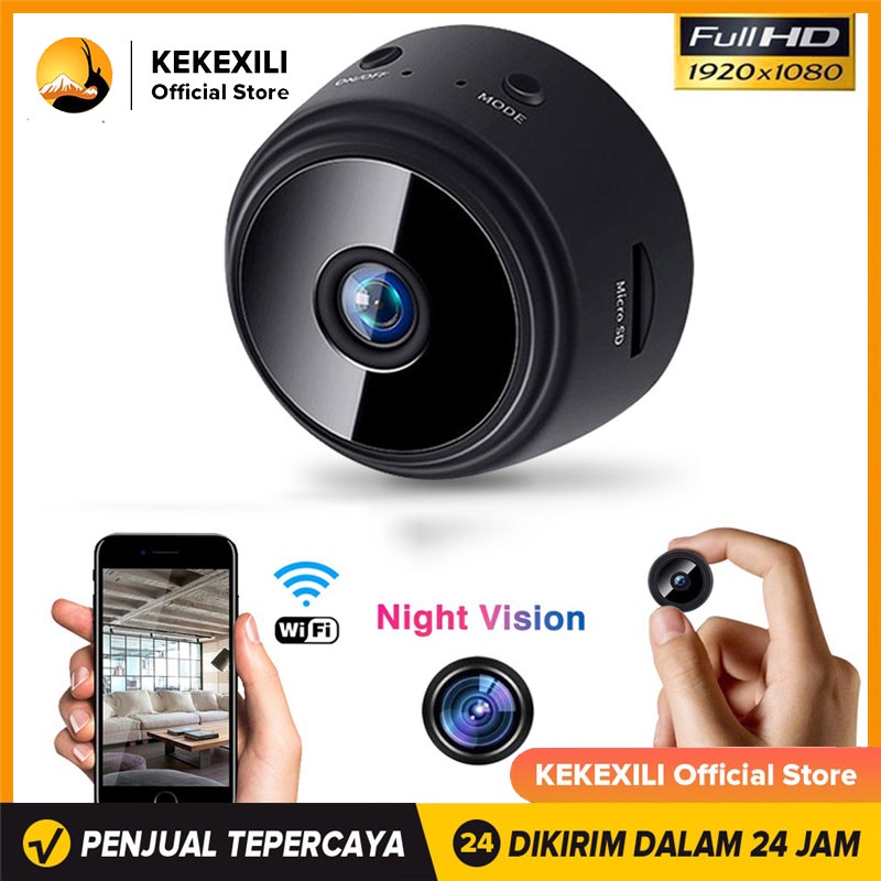 Jual A9 Wireless Mini Camera Wifi Hd 1080P Micro Kamera Kecil Smart Ip ...