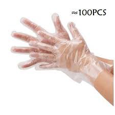 Sarung Tangan Plastik 100pcs pack Plastik DISPOSABLE PLASTIC GLOVES