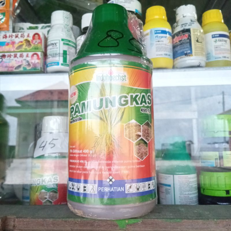 Pamungkas Herbisida 490 SL Kemasan 1 Liter Obat Rumput Ampuh