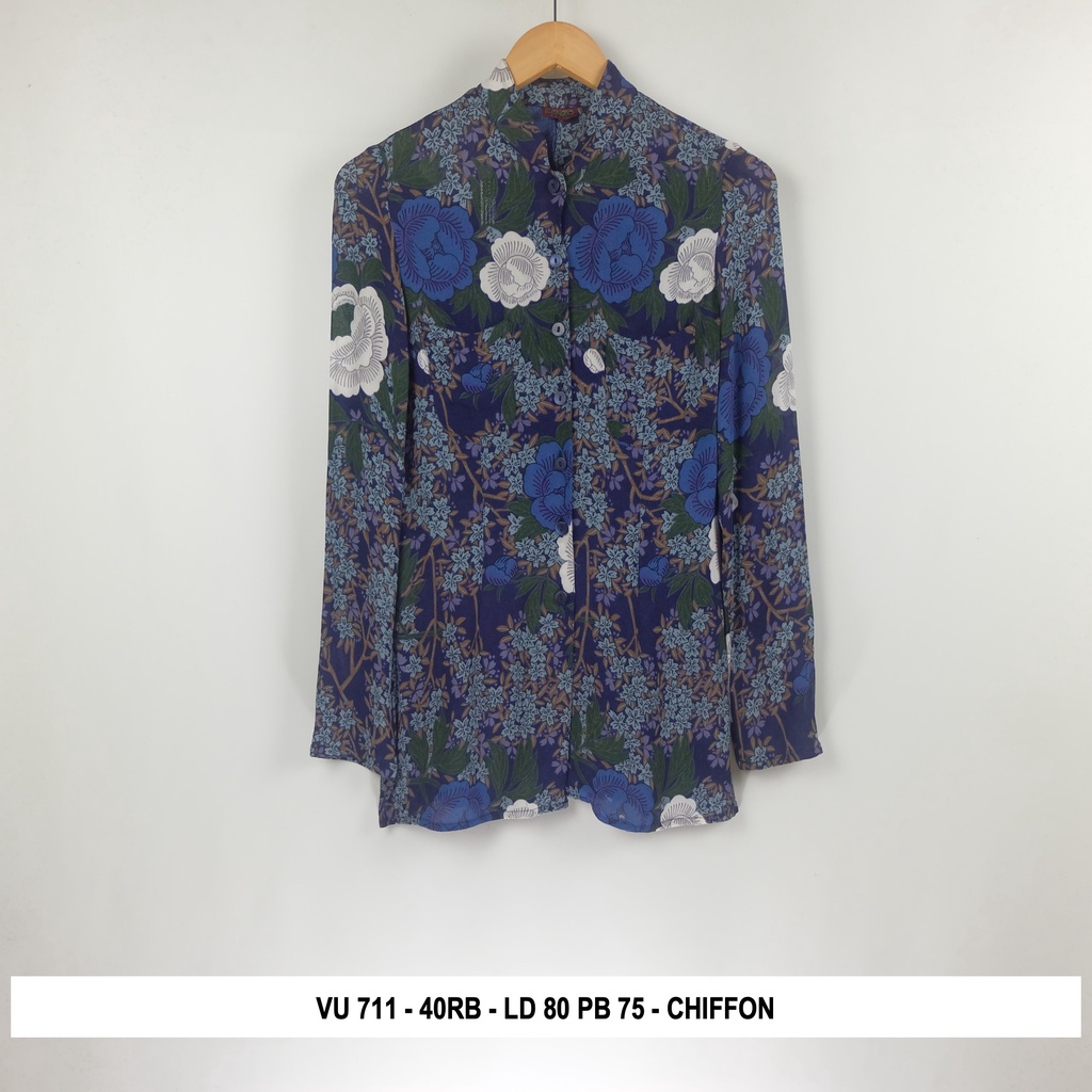 Thrift Blouse Vintage | Kode V3-VU 711