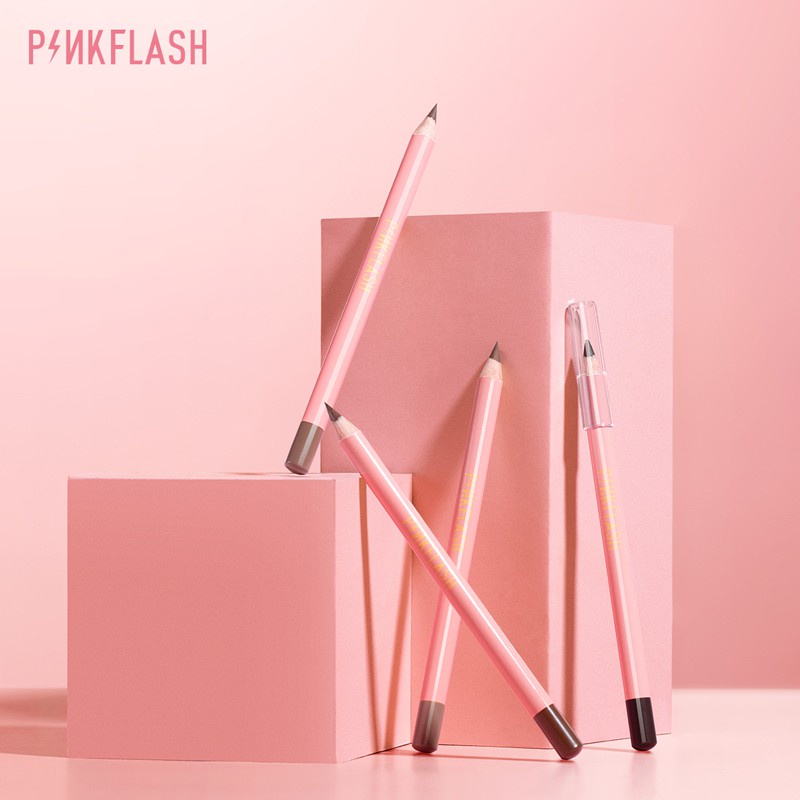 PINKFLASH Ohmyemoji Pensil Alis Anti Air Tahan Lama Eyebrow Pencil