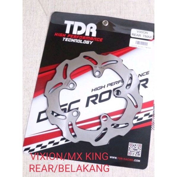 Disc Brake Rotor / Piringan Cakram/Belakang TDR Racing - Yamaha Mx King/vixion new PNP