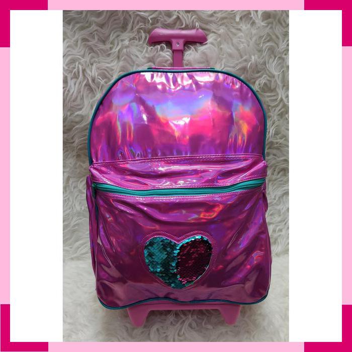 Tas Koper Anak sekolah SD atau SMP sequin love Model justice