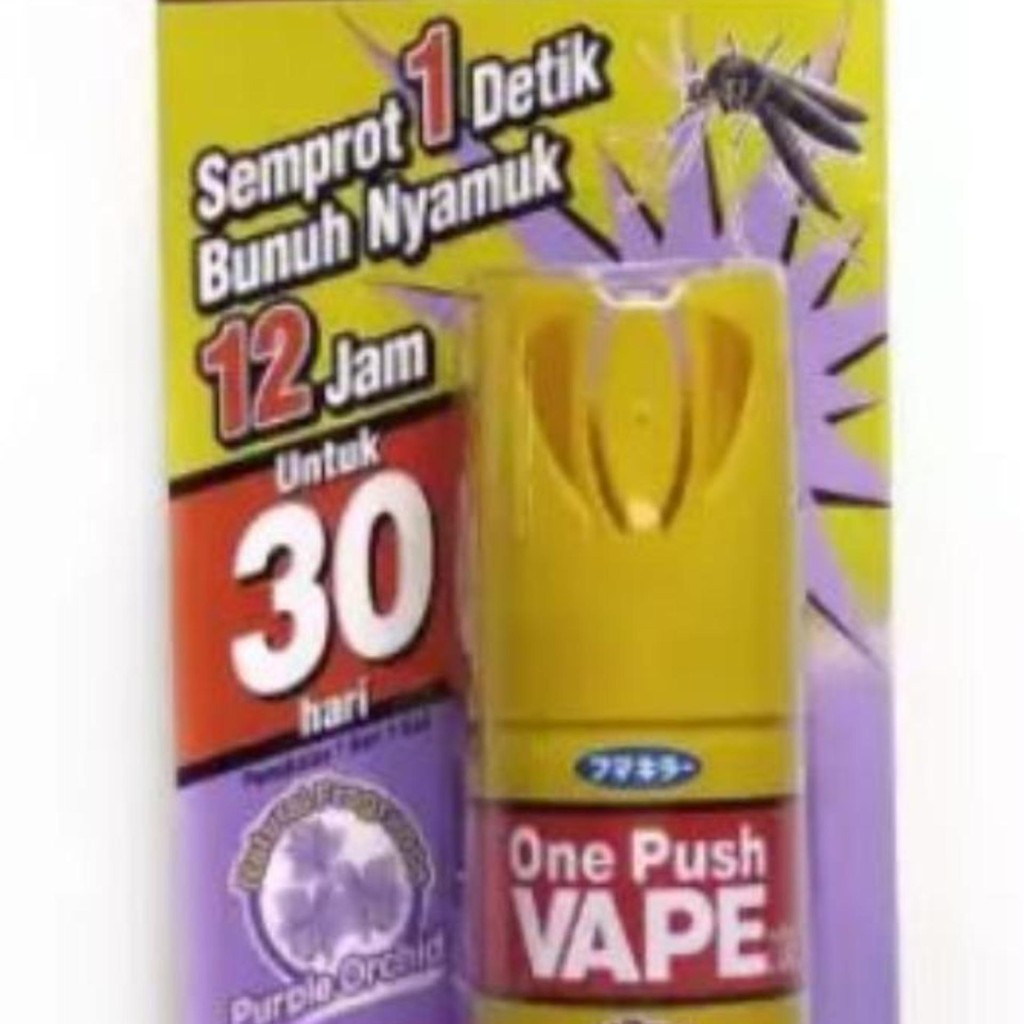 FUMAKILLA VAPE ONE PUSH PURPLE ORCHID 30 HARI