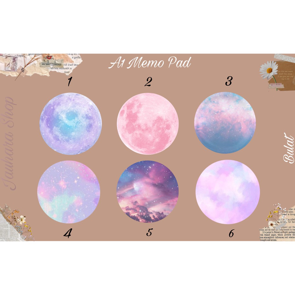 

Memo Pad Stiker Bulet Aseathic 1 Murah