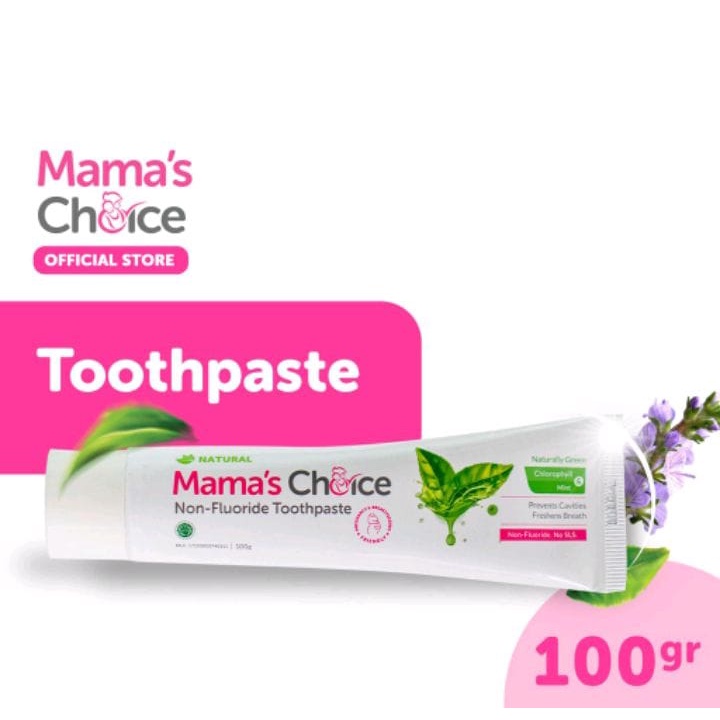 MAMA'S CHOICE TOOTHPASTE (PASTA GIGI HALAL TANPA FLUORIDE)