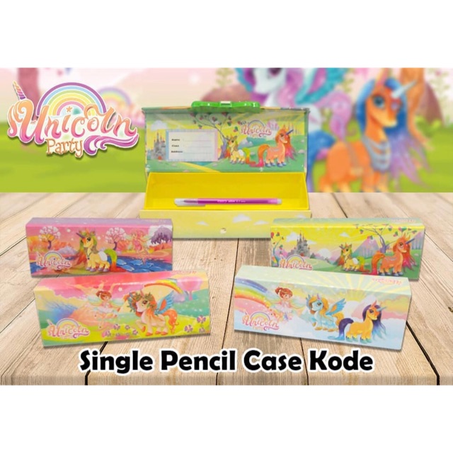 TEMPAT PENSIL KODE KIKY PASSWORD PENCIL CASE TEMPAT PENSIL KODE PASSWORD DORAEM0N UNICORN PONY DORAEMON 1 TINGKAT