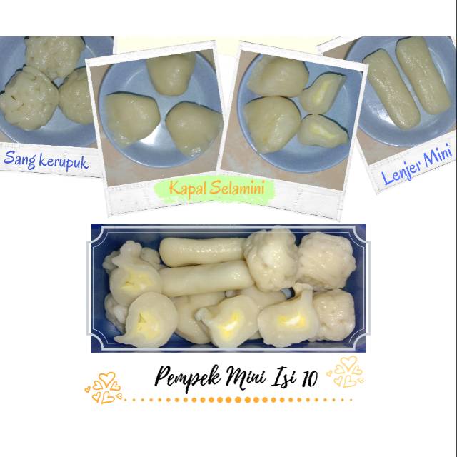 

Pempek Mini Ikan Tenggiri Asli Palembang isi 10 pcs|